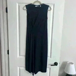 VINCE Front Twist Sleeveless Midi Dress Size - Small